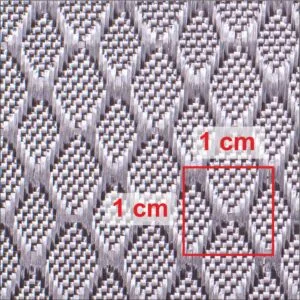 Tkanina szklana „alutec” srebrna 200g romb