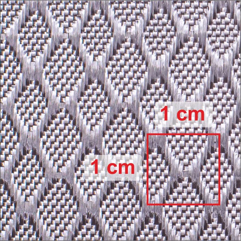 Tkanina szklana „alutec” srebrna 200g romb