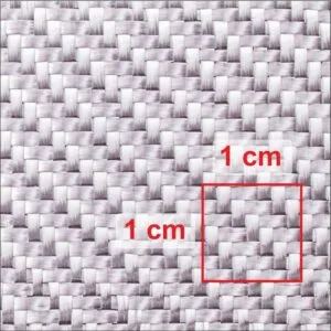 Tkanina szklana „alutec” srebrna 290g twill