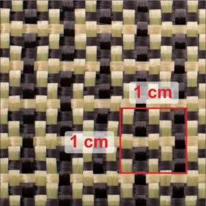 Tkanina węglowo-aramidowa 165g plain