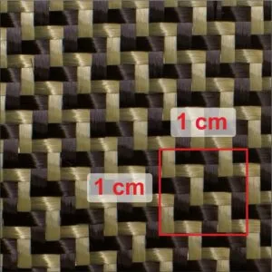 Tkanina węglowo-aramidowa 210g twill