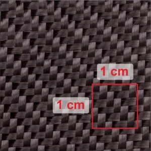 Tkanina węglowa 245g prsowana
