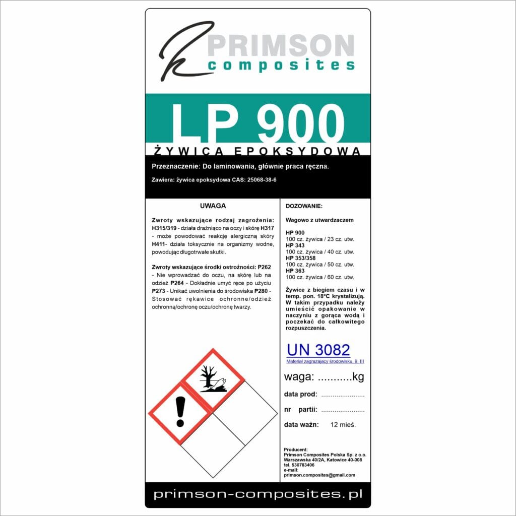 Primson Żywica LP 900 - Primson Composites